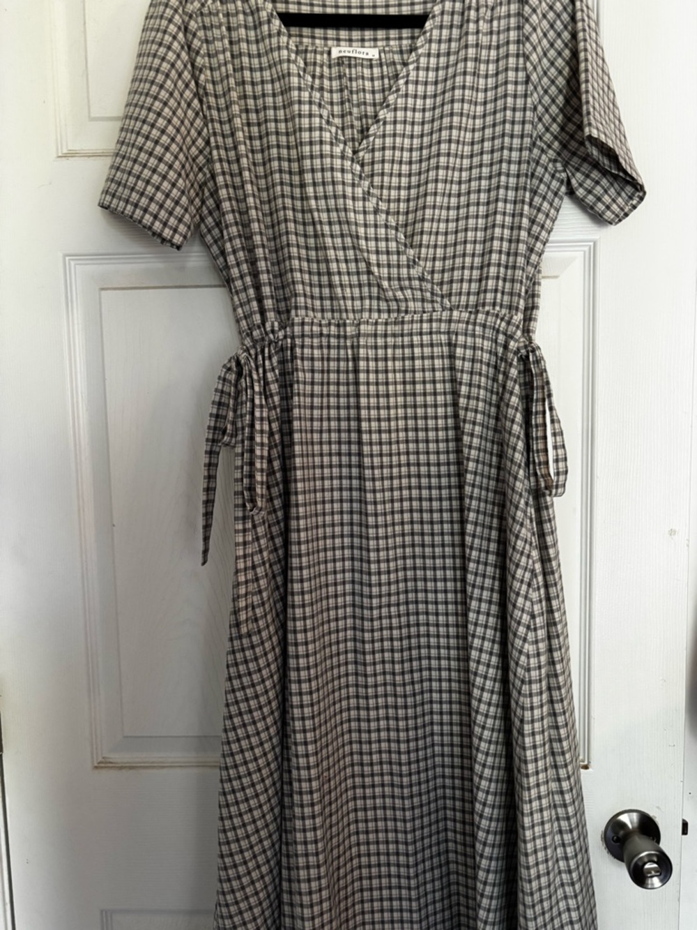Neuflora Fort Meyers Blue Plaid Dress